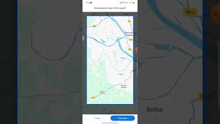 How to Use Google Maps Offline on Mobile 2024 [upl. by Ahsikit404]