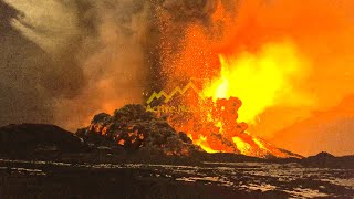 Vulcano Etna in Eruzione Violento parossismo dal Sudest 10 febbraio 2022 [upl. by Demmy]