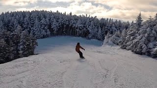 Sugarbush Resort Vermont  Early Season Snowboarding [upl. by Nahtnhoj]