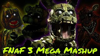 FNaF 3 Mega Mashup 20 SONGS  FNaF 3 Anniversary Special [upl. by Aidua]