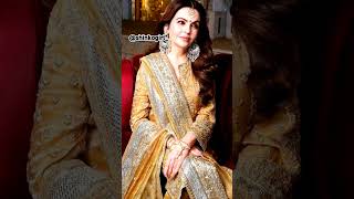 Nita Ambani look♥️ sajnasayyestothedress ❣️song ytshorts badshah remix music TheSumedha14 [upl. by Ullund]