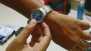 First Look and unboxing of CASIO ENTICER MTP  1246D 2AVDF A387 Multi Dial mens Blue watch [upl. by Templia]