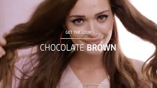 Chocolate Brown Hair Tutorial  Wella Koleston [upl. by Lumbye120]