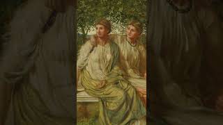 a1242 Albert Joseph Moore English 18411893 shorts art painting classical publicdomain [upl. by Mella]