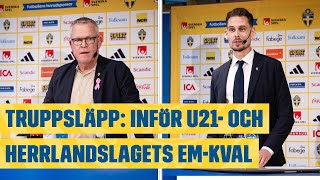 Live onsdag 1200 U21 och Alandslaget presenterar trupperna till EMkvalet [upl. by Ailel]