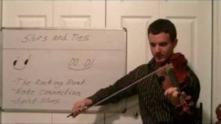 Violin Lessons in Music Theory Slurs and Ties in Music [upl. by Annwahs]