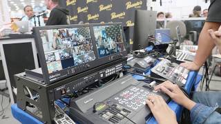 Behind the Scenes Streaming HUB at the 2018 NAMM Show by Datavideo [upl. by Atniuq]