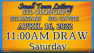 STL BATAAN STL CAVITE amp STL OLONGAPO 1100AM 1st LIVE DRAW April 16 2022 [upl. by Annair188]