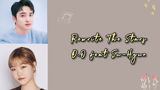 DO 디오 ft Suhyun 수현  Rewrite The Stars Cover  Lyrics Video 가사 [upl. by Eihs]