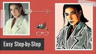 How To Turn Your Portraits Into a Cartoon With GIMP [upl. by Kara-Lynn]