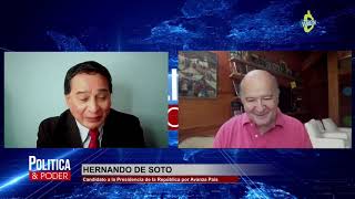 Política amp Poder entrevista a Hernando de Soto por Best Cable 07–03–2021 [upl. by Arim]