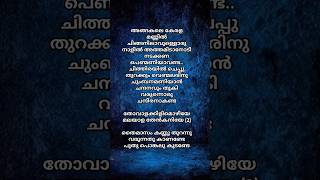 Angakale Kerala Mannil Songlyrics trending lyricvideo Panthayakozhimoviesong shortsfeedshorts [upl. by Colb]