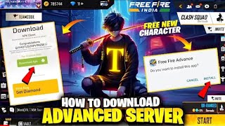 free fire advance server OB46  advance server registration process in ob46  advance server ff [upl. by Ahsek]