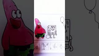 Coloring spongebob and patrick ASMR asmr asmrvideos colorful coloring happycoloring shorts [upl. by Ennasirk]