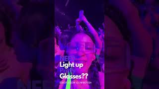 These LED Light Up Glasses Break Every Concert Video Festival MustHave raveoutfit [upl. by Swor442]