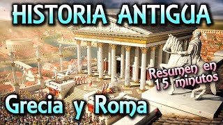 Resumen HISTORIA ANTIGUA  Grecia y Roma Documental [upl. by Nej440]