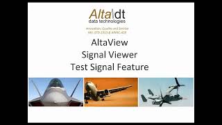 AltaView  Signal Viewer Test Signal [upl. by Htiekal]