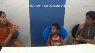 After 3 months from cochlear implant Ling 6 sounds identification [upl. by Spatz]