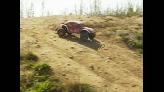 Traxxas Slash Proline Baja Bug on BMX track [upl. by Eniluap]