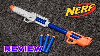 REVIEW Nerf Elite Blowdart Blaster  TACTICAL BLOWING [upl. by Yrotciv]