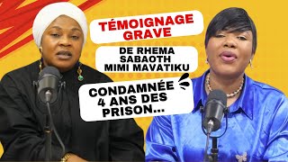 TÉMOIGNAGE GRAVE DE RHEMA SABAOTH  MIMI MAVATIKU [upl. by Nakasuji]