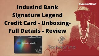 Indusind Bank Legend Credit Card Benefits  Review  Good For Utility Bill amp Insurance Payment 🔥🔥🔥 [upl. by Hughmanick]