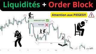 LIQUIDITÉS  ORDER BLOCK ATTENTION AUX PIEGES  TRADING  SMART MONEY CONCEPT [upl. by Alyag]