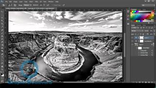 Videotutorial Photoshop CS6 Bianco e Nero con contrasto [upl. by Jarus]