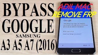 samsung galaxy A3 2016 Bypass Google Account FRP [upl. by Ramalahs775]