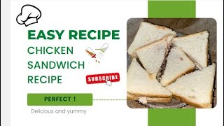 Simple chicken sandwiches easy and tasty recipe for lunch box and snacks life with Tayyaba hashmi [upl. by Lear]