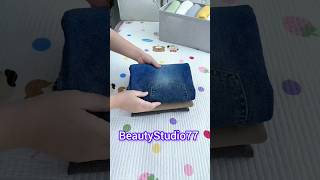 Stylish Pants Folding Hack to Save Space Shorts stylishtips pantsfolding foldingclothes [upl. by Ahseneuq826]