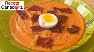 Salmorejo cordobés  Receta ganadora [upl. by Nodlew]