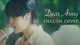 Jimin letter  Dear army l Bts Jimin official MV song quotDear armyquot btsjiminbtssongstrendingvideo [upl. by Arehahs]