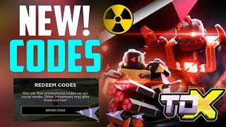 🔥🔥NEW TOWER DEFENSE X CODES UPDATE ROBLOX 2024 TOWER DEFENSE X GAME CODES🔥🔥 [upl. by Estus]