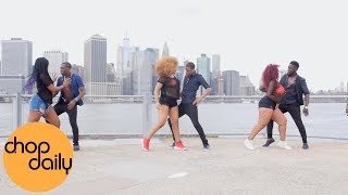 WizKid ft Chris Brown  African Bad Gyal Dance Video  Chop Daily [upl. by Eniron]