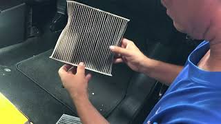 How to change cabin air filter on a 2019 Nissan Kicks ￼ [upl. by Rivy]