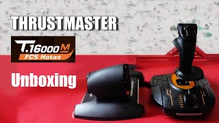 Thrustmaster T16000M FCS Hotas Unboxing thrustmaster joystick throttle microsoftflightsimulator [upl. by Cassiani]