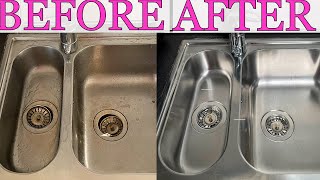 How to clean kitchen sink amp faucet  PRO TIPS [upl. by Lambertson]