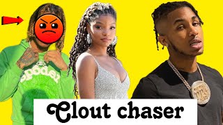 DDG GOES OFF ON OBSESSED CLOUT CHASING RAPPER WHO DISRESPECTED HALLE BAILEY [upl. by Malvin71]