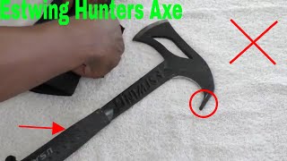 ✅ How To Use Estwing Hunters Axe Review [upl. by Limak953]