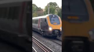 Slow motion Cross Country passing through Berkswell on its way to Coventry September 24 [upl. by Esilahs413]