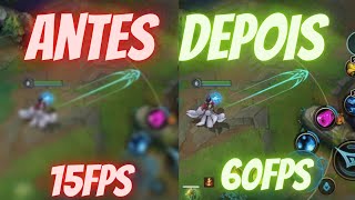 FPS BAIXO❓ como MELHORAR OS FPS 💯no wild rift [upl. by Mit]