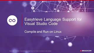 Easytrieve Visual Studio Code Extension Compile and Run on Linux [upl. by Nipahc]