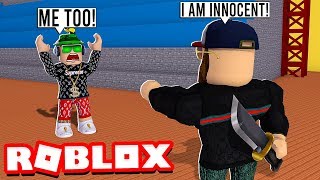 TRICKING SIMASGAMER AS MURDERER in ROBLOX MURDER MYSTERY 2 [upl. by Yrelbmik]