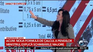 Exemplu de calcul a pensiei Câți bani vor primi românii după recalculare [upl. by Costa]