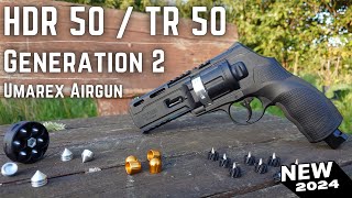 T4E HDR 50  TR 50 Gen2 cal50 Co2 75 Joule airgun umarex [upl. by Nwahsav575]