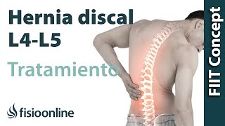 Tratamiento de hernia discal L4 y L5 derecha o cuarta y quinta vértebra lumbar [upl. by Aihseit972]