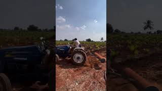 Tractor Farming in Arecanut Plantation🚜🌴 kannada farming agriculture village farmer [upl. by Enilrahc]