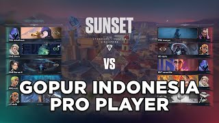 10 MEN PRO PLAYER VALORANT INDONESIA  SUNSET [upl. by Darrej268]