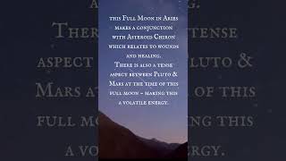 Full Moon in Aries Oct 17th 2024 astrology fullmooninAries fullmoonOct17 [upl. by Akemihs]